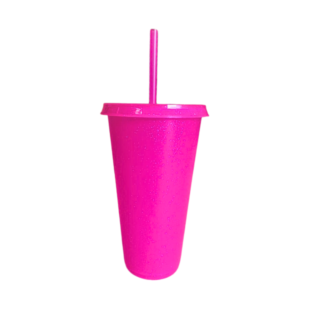 Vaso Reusable Con Popote 24 Oz Tipo Starbucks